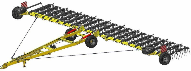 Борона пружинно-зубовая АБ-24 и ее модификации (Югжелдормаш)